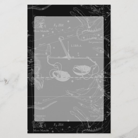 天秤座ヘベリアス1690年頃 便箋 (正面)