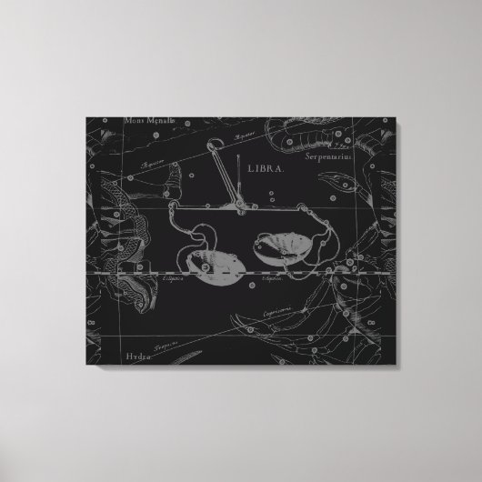 天秤座ヘベリアス1690年9月 キャンバスプリント (正面)