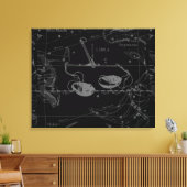 天秤座ヘベリアス1690年9月 キャンバスプリント (インサイチュ (リビング))