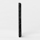 天秤座ヘベリアス1690黒地図 Case-Mate iPhoneケース (裏面/左)