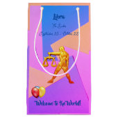 天秤座ベビーはかりで測The （9月23日～10月22日） スモールペーパーバッグ (正面)