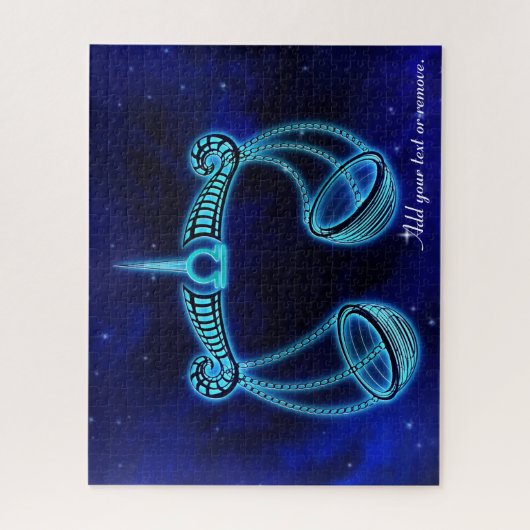 天秤座モダン占星術占星術〔占星術の〕十二宮図標識 ジグソーパズル (縦)