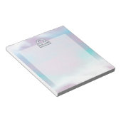 天秤座モダン〔占星術の〕十二宮図サインマザーオブパールスタイル ノートパッド (アングル)