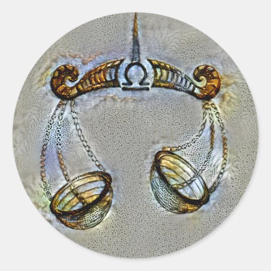 天秤座ヴェニス ラウンドシール (正面)