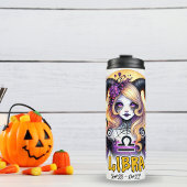 天秤座不気味〔占星術の〕十二宮図ハロウィーン誕生日ギフト タンブラー
