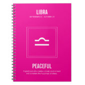 天秤座占星術 ノートブック (正面)