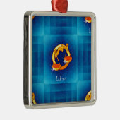 天秤座占星術 メタルオーナメント (右)