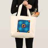 天秤座占星術 ラージトートバッグ (正面(商品))