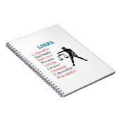 天秤座占星術〔占星術の〕十二宮図標識 ノートブック (右側)