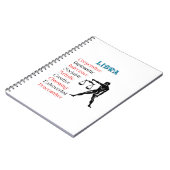 天秤座占星術〔占星術の〕十二宮図標識 ノートブック (左側)