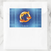 天秤座占星術 長方形シール (バッグ)