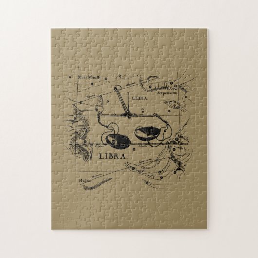 天秤座星座ヘベリアス1690デコル ジグソーパズル (縦)