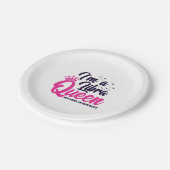 天秤座誕生日クイーンアストロロジーサインソウルロイヤリティ ペーパープレート (アングル)