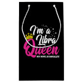 天秤座誕生日クイーンアストロロジー9月10月 スモールペーパーバッグ (裏面)