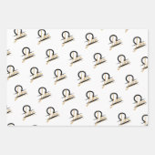 天秤座誕生日 ラッピングペーパーシート (正面3)