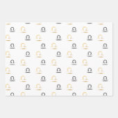 天秤座誕生日 ラッピングペーパーシート (正面)