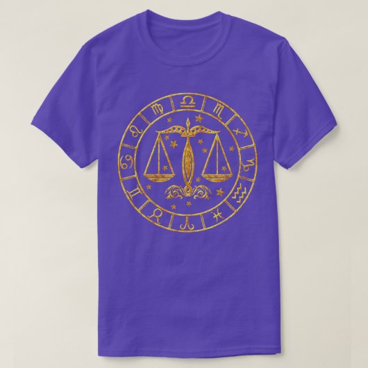 天秤座10月23日 Tシャツ (デザイン正面)
