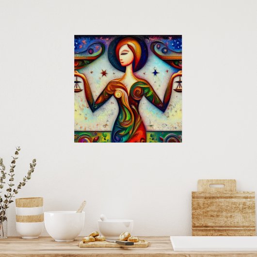 天秤座12 ポスター (キッチン)