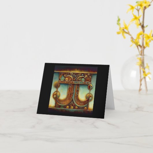 天秤座6 カード (黄色い花)