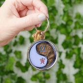 天秤座&アースタイガー キーホルダー (手)