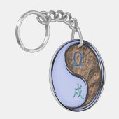 天秤座&アースドッグ キーホルダー (正面左)