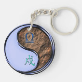 天秤座&アースドッグ キーホルダー (裏面)