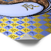 天秤座&アースドラゴン ポスター (角)