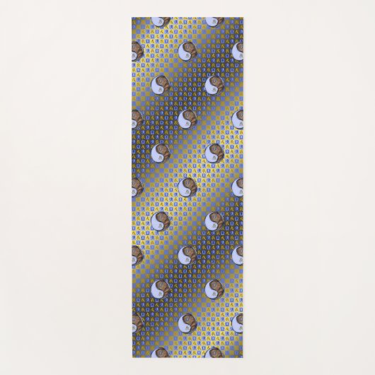 天秤座&アースドラゴン ヨガマット (正面)