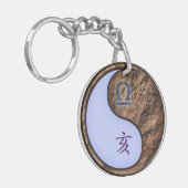 天秤座&アースボア キーホルダー (正面左)