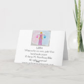 天秤座 カード (裏面)