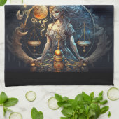 天秤座 キッチンタオル (折り畳み)