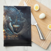 天秤座 キッチンタオル (四つ折り)