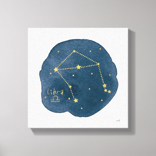 天秤座 キャンバスプリント (正面)