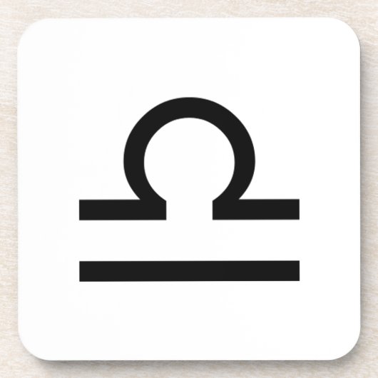 天秤座 コースター (正面)