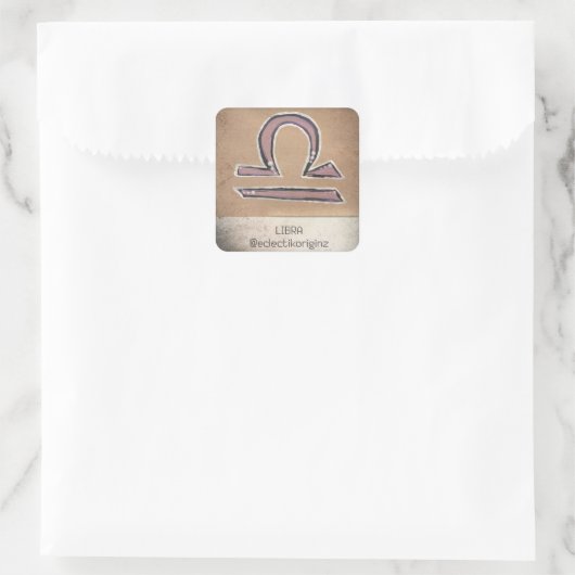 天秤座 スクエアシール (バッグ)