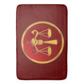 天秤座 バスマット (正面縦)