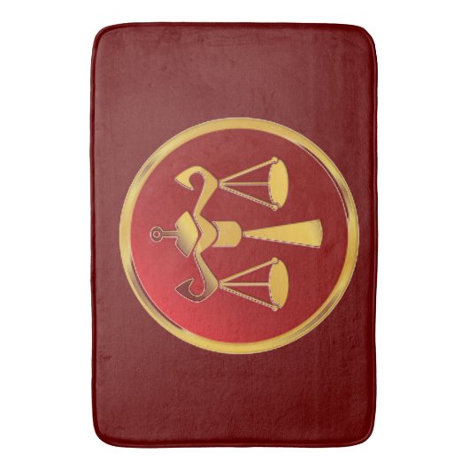 天秤座 バスマット (正面縦)