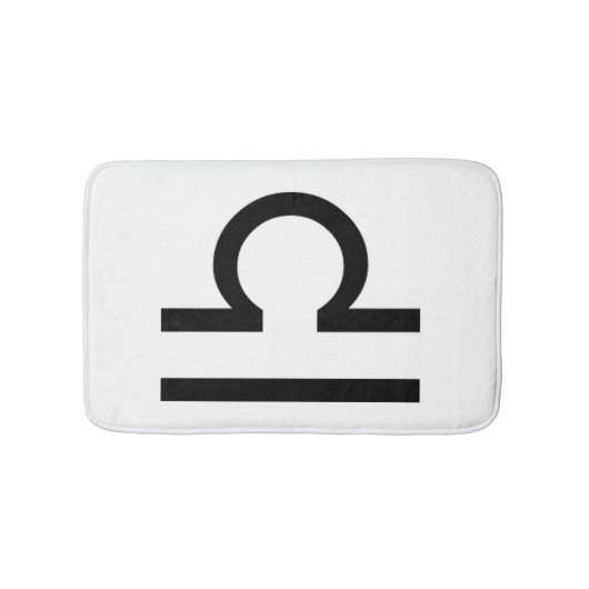 天秤座 バスマット (正面)