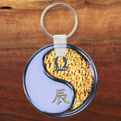 天秤座&ファイアドラゴン キーホルダー (正面)