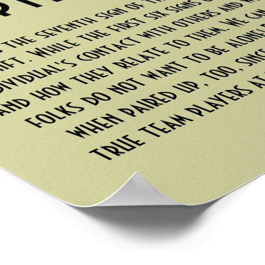 天秤座 ポスター (角)