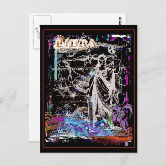 天秤座 ポストカード (正面/裏面)