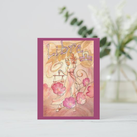 天秤座 ポストカード (スタンド正面)