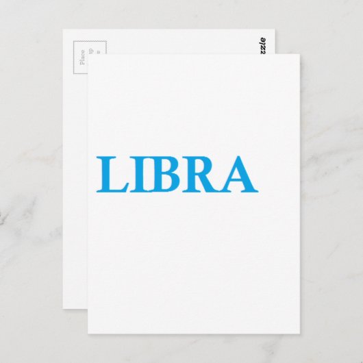 天秤座 ポストカード (正面/裏面)