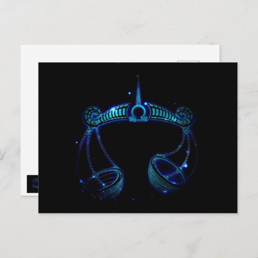 天秤座 ポストカード (正面/裏面)