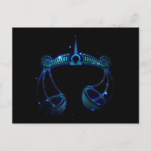 天秤座 ポストカード (正面)