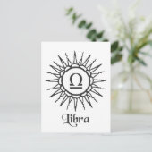 天秤座 ポストカード (スタンド正面)