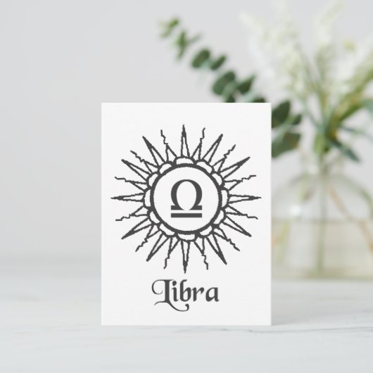 天秤座 ポストカード (スタンド正面)