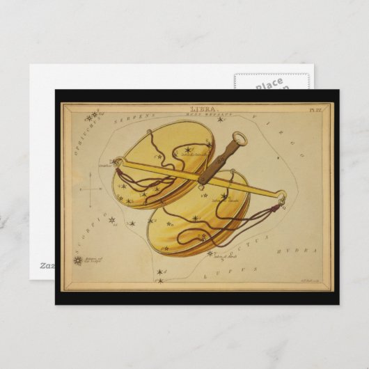 天秤座 ポストカード (正面/裏面)