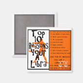 天秤座 マグネット (正面/裏面)