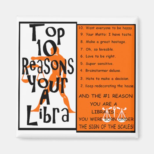 天秤座 マグネット (正面)